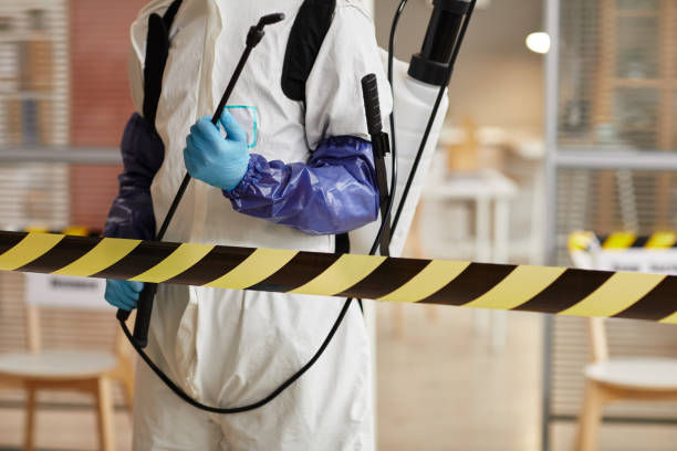 Professional Blood Cleanup technician working in Noblesville, IN